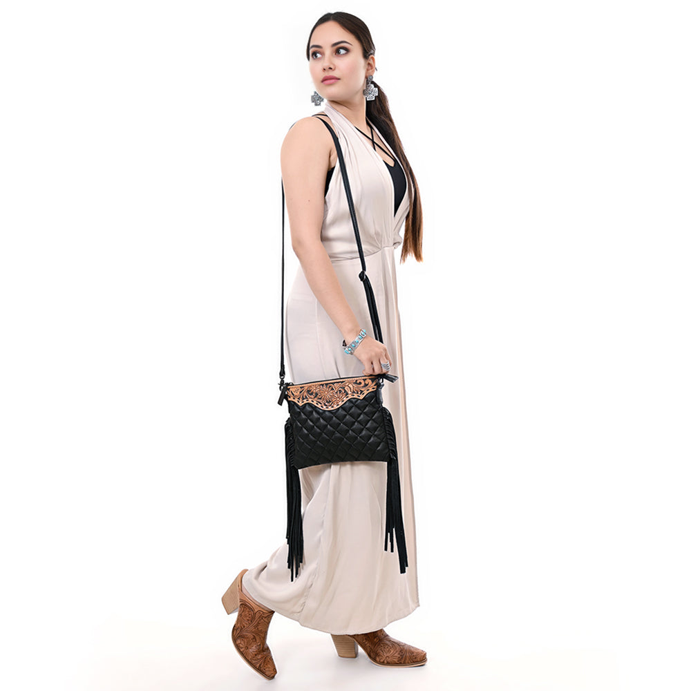 American Darling Crossbody Hand Tooled Genuine Western Leather Women Bag