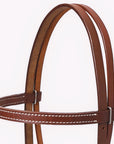 Hilason Western Horse Noseband Rawhide Genuine American Leather Headstall