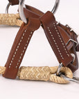 Hilason Western Horse Noseband Rawhide Genuine American Leather Headstall