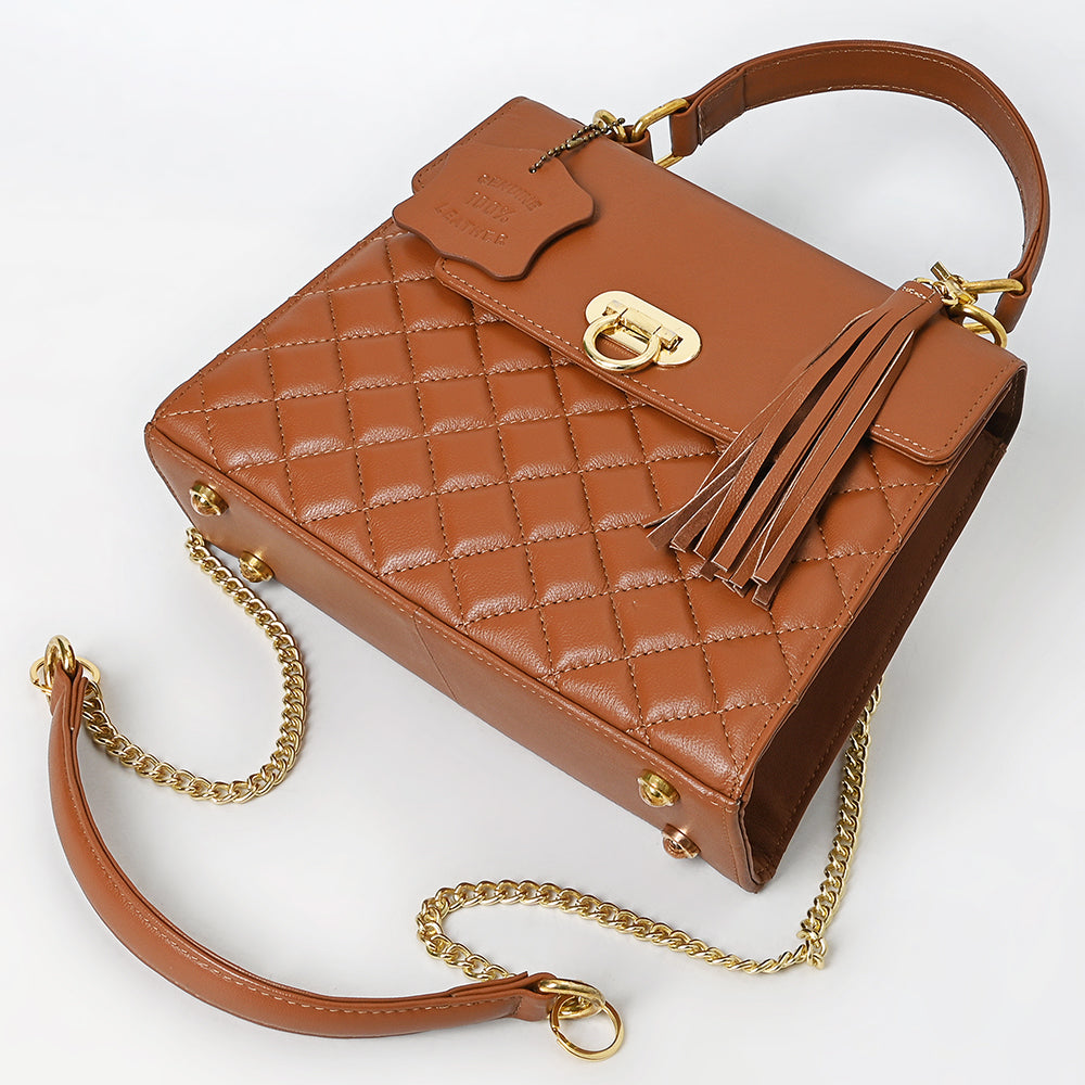 Never Mind Western Cross Body Genuine Leather Handbag Purse Wallet Bag For Women Girls