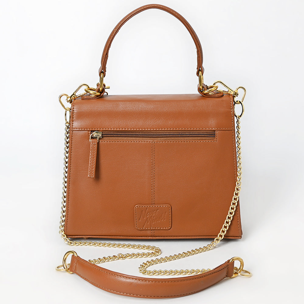 Never Mind Western Cross Body Genuine Leather Handbag Purse Wallet Bag For Women Girls