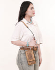 American Darling Cellphone Holder Genuine Western Leather Women Bag ADBGZ914