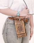 American Darling Cellphone Holder Genuine Western Leather Women Bag ADBGZ914