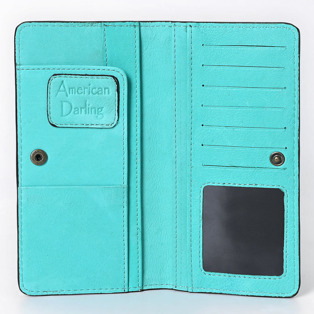 American Darling Western  Genuine Leather Handbag Purse Wallet Bag For Women Girl
