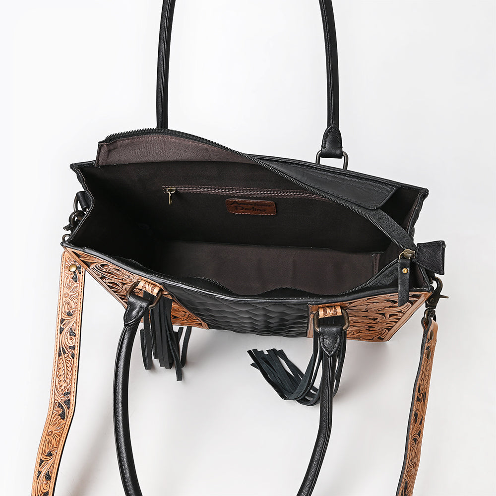 American Darling Tote Hand Tooled Genuine Leather Women Bag Western Handbag Purse