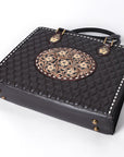 American Darling ADBGA735 Tote Hand Tooled Genuine Western Leather Women Bag Western Handbag Purse