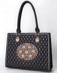American Darling ADBGA735 Tote Hand Tooled Genuine Western Leather Women Bag Western Handbag Purse