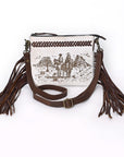 American Darling Crossbody Hair-on Genuine Leather women bag western handbag purse