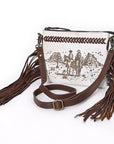 American Darling Crossbody Hair-on Genuine Leather women bag western handbag purse