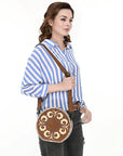 ADBGZX101 Canteen Genuine Western Suede Leather women bag