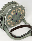 ADBGZX101 Canteen Genuine Western Suede Leather women bag
