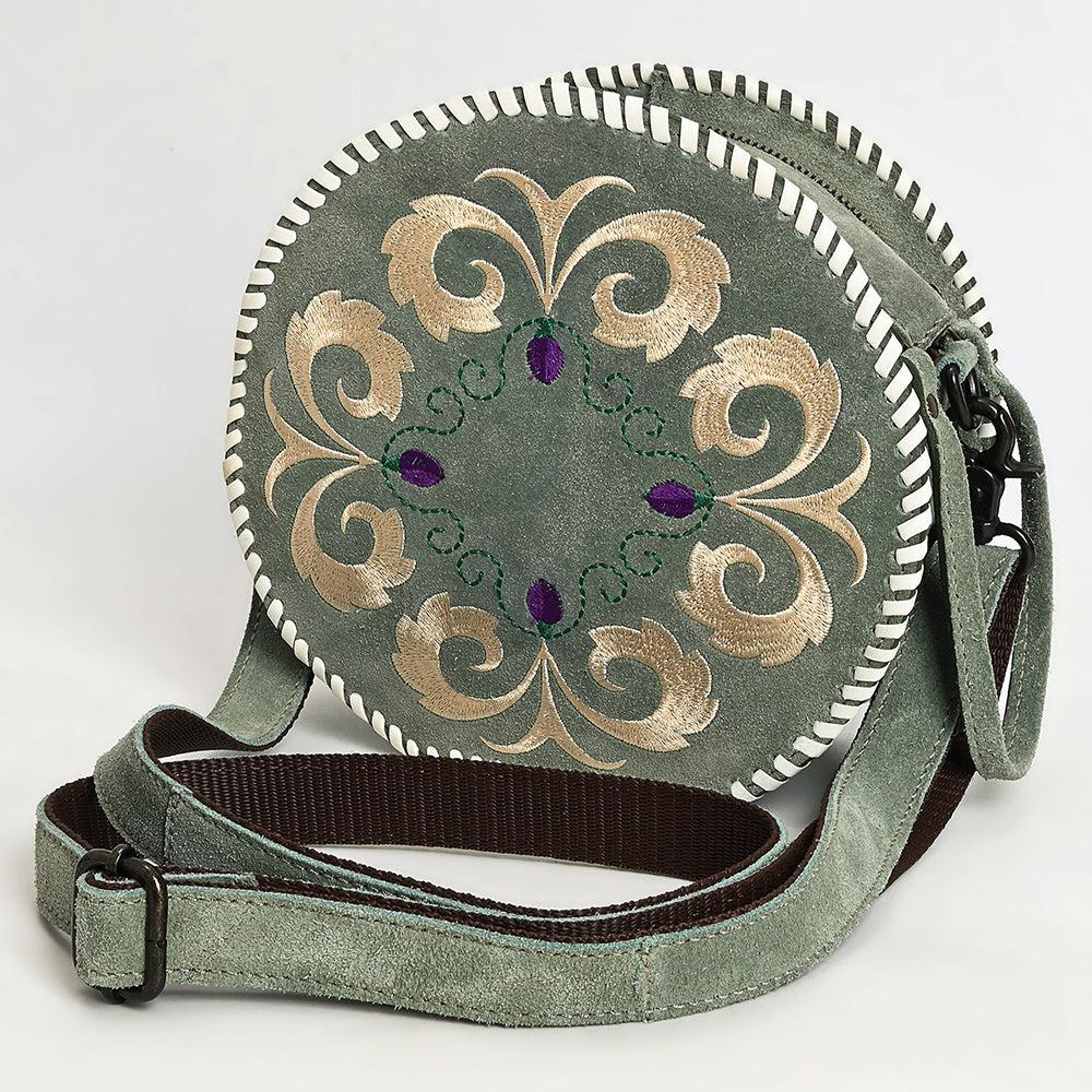 ADBGZX101 Canteen Genuine Western Suede Leather women bag