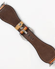 American Darling Hand Tooled I watch Strap Genuine Leather With Beautiful Cactus Painted Smart