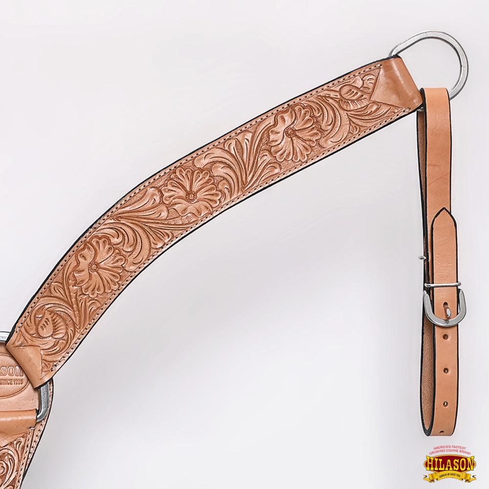 HILASON Western Horse Headstall Breast Collar Set Tack Genuine American Leather