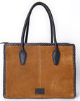 American Darling Tote Genuine Western Suede Leather women bag