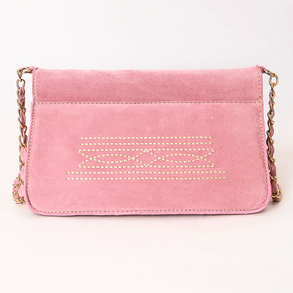 American Darling Suede Bag Genuine Leather Clutch Bag