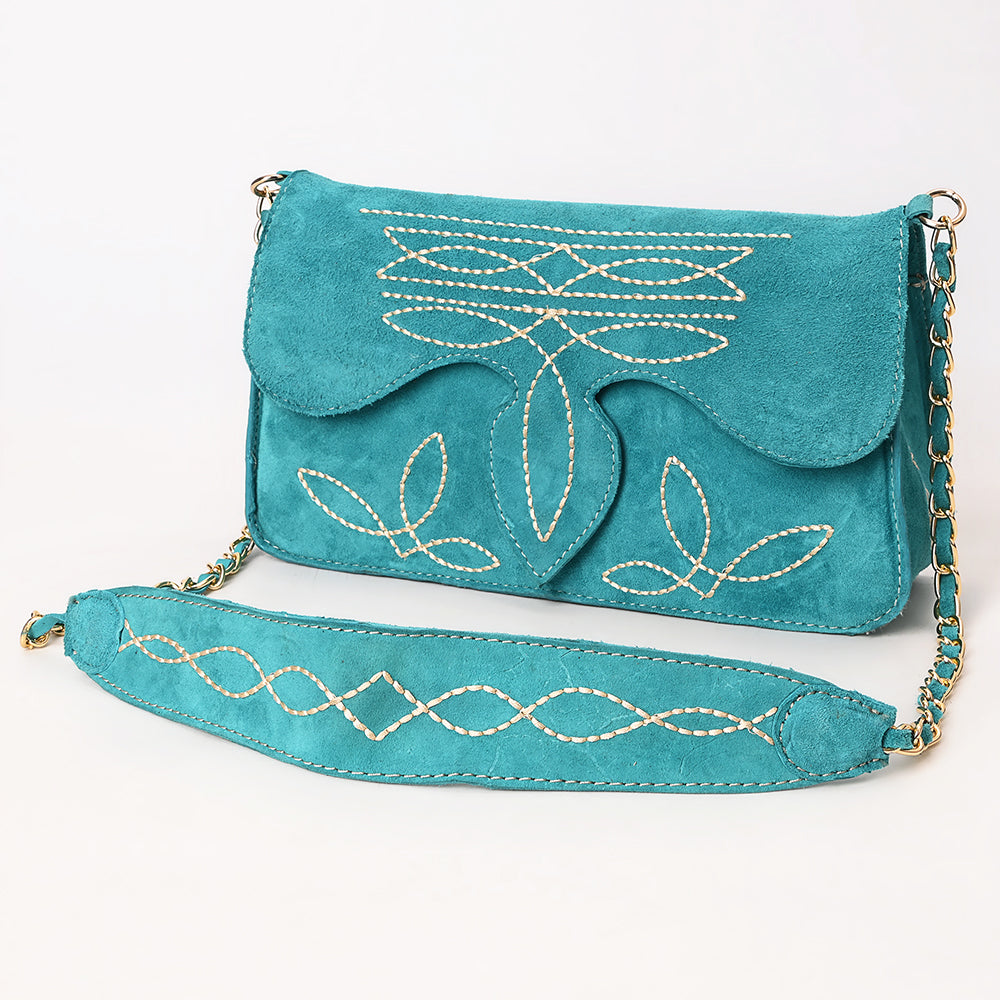 American Darling Suede Bag Genuine Leather Clutch Bag