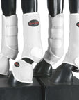 HILASON L M S Horse Front Rear Hind Leg Sport Boots & Bell Boots 6 Pack