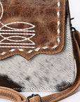 American Darling Crossbody Hair on Genuine Leather Women Bag Western Handbag Purse