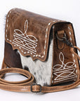 American Darling Crossbody Hair on Genuine Leather Women Bag Western Handbag Purse