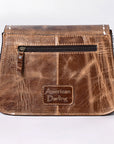 American Darling Crossbody Hair on Genuine Leather Women Bag Western Handbag Purse