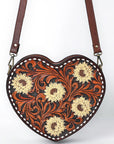 American Darling Canteen Hand Tooled Genuine Leather women bag western handbag purse
