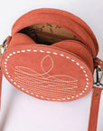 American Darling Canteen Genuine Suede Leather women bag western handbag purse