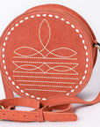 American Darling Canteen Genuine Suede Leather women bag western handbag purse