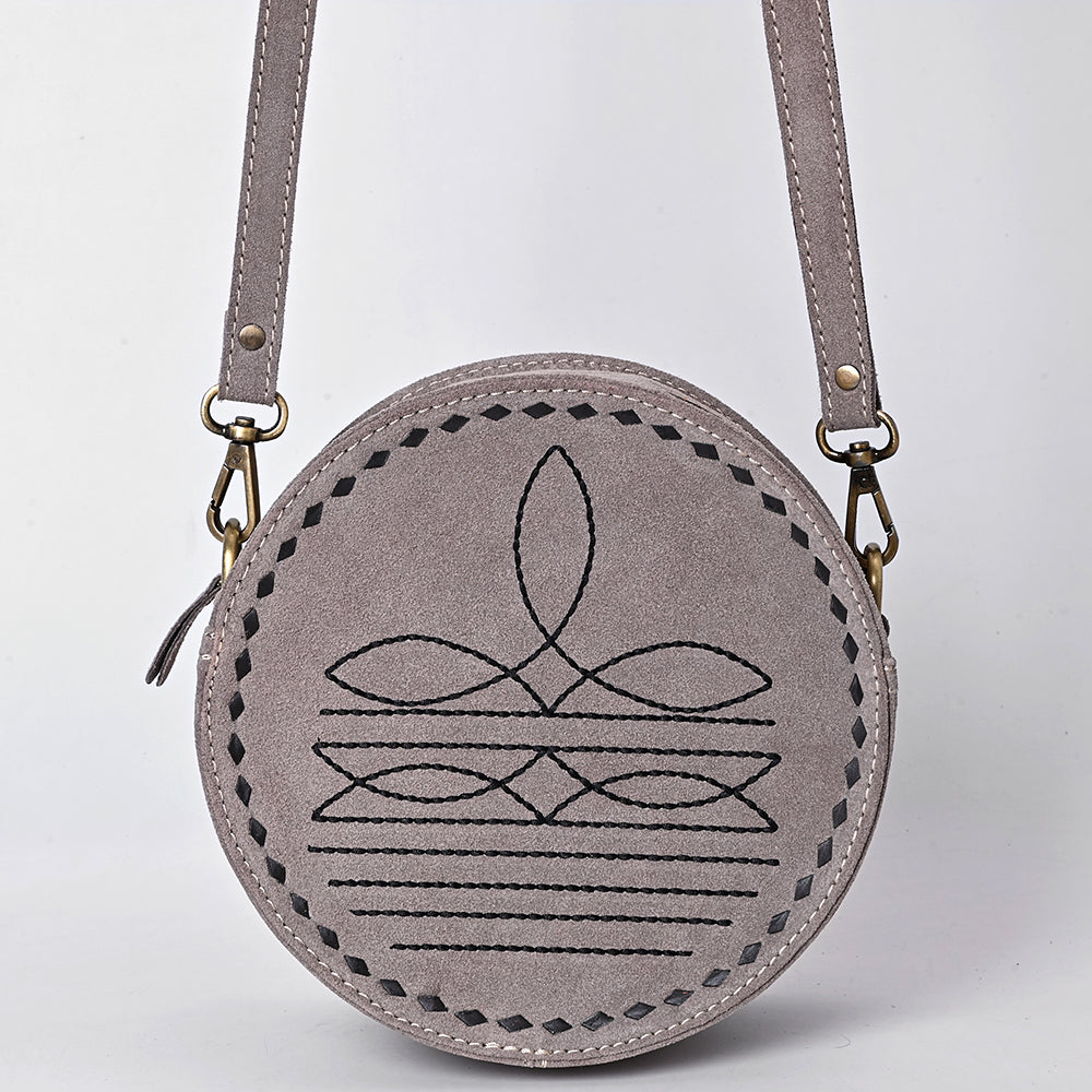 American Darling Canteen Genuine Suede Leather women bag western handbag purse