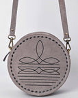 American Darling Canteen Genuine Suede Leather women bag western handbag purse