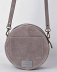 American Darling Canteen Genuine Suede Leather women bag western handbag purse