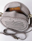 American Darling Canteen Genuine Suede Leather women bag western handbag purse