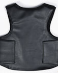 Hilason Bull Riding Kids Junior Youth Pro Rodeo Genuine Leather Vest With Floral Hand Carved