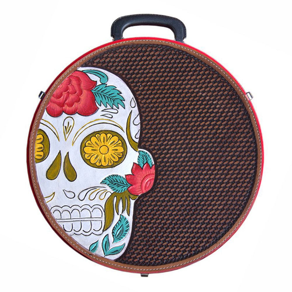 Medium 4 Ropes Capacity Rope can Plastic Bright Red | Storage Canister Unique Durable Solution Gift for Occasions Birthday