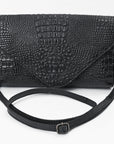 American Darling Women's Envelope Bag Western Crocodile Genuine Leather Handbag and Ladies Purse