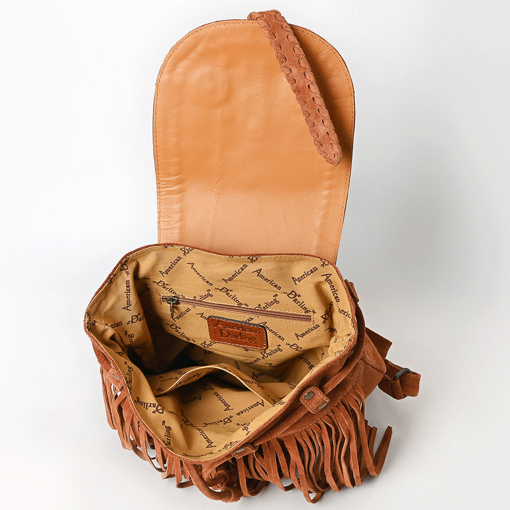 American Darling Western Backpack Hand Tooled Genuine Leather Women Bag