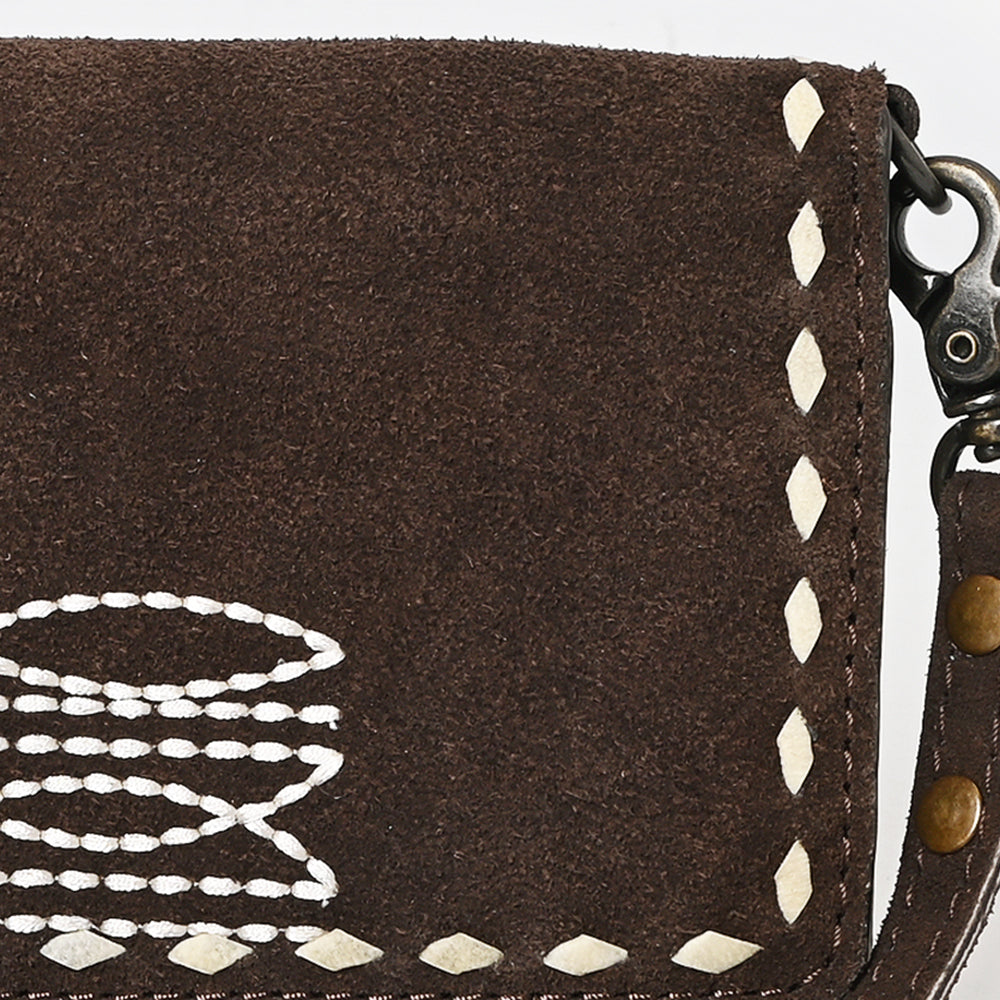 American Darling Western Small Cross Body Genuine Leather Handbag Purse Wallet Bag For Women Girls
