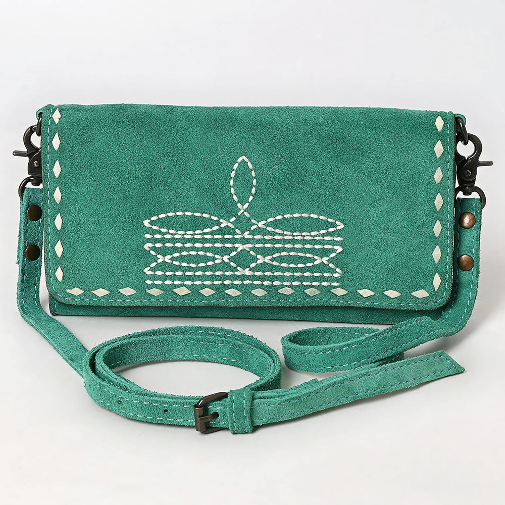 American Darling Western Small Cross Body Genuine Leather Handbag Purse Wallet Bag For Women Girls