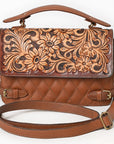 American Darling Small Crossbody Hand Tool Genuine Leather Women Bag Western Handbag Purse