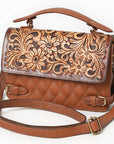 American Darling Small Crossbody Hand Tool Genuine Leather Women Bag Western Handbag Purse