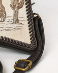 American Darling Crossbody Hair-On Genuine Leather Women Bag Western Handbag Purse