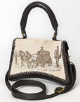 American Darling Crossbody Hair-On Genuine Leather Women Bag Western Handbag Purse
