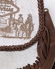 American Darling Crossbody Hair-on Genuine Leather women bag western handbag purse