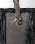 American Darling Tote Hair-on Genuine Western Suede Leather women bag
