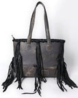 American Darling Tote Hair-on Genuine Western Suede Leather women bag