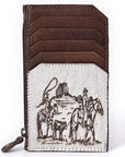 American Darling ADCCM101S Card-Holder Hair On Genuine Leather women bag western handbag purse