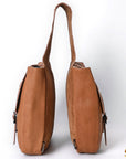 Hilason Western Horse Trail Riding Heavy Duty Genuine Leather Saddle Bag
