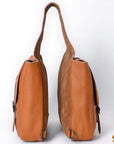 Hilason Western Horse Trail Riding Heavy Duty Genuine Leather Saddle Bag
