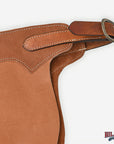 HILASON Western Horse Bull Riding Adult Rodeo Genuine Handmade Leather Chaps