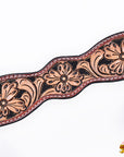 HILASON Western Horse Floral Hand Carved Tack Set Genuine Leather Brown
